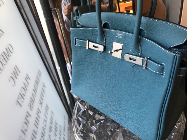 HERMES エルメス バーキン30 トゴ ブルージーン