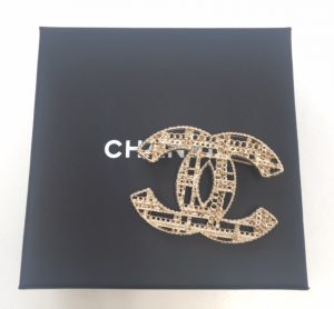 シャネル チェーンモチーフ ココマーク ブローチ ゴールド B14A