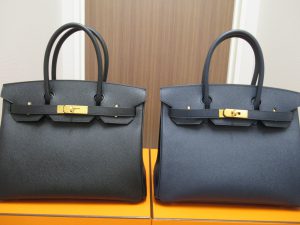 ヴィンテージ✨HERMES バーキン30 エプソン ダークブルー