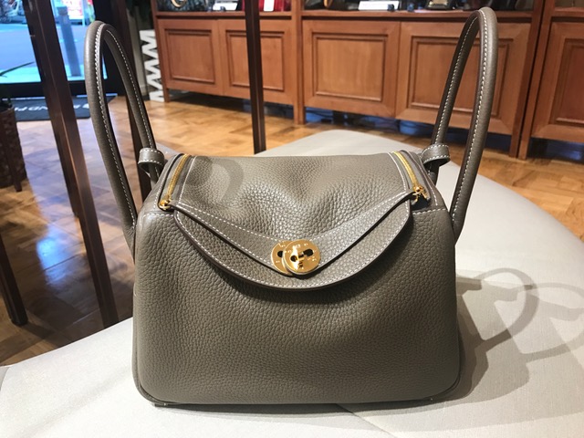 HERMES リンディ 26 ノアール ゴールド金具♡