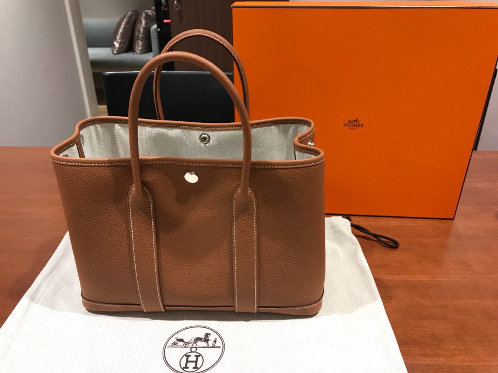 HERMES ガーデンパーティ　TPM ゴールド