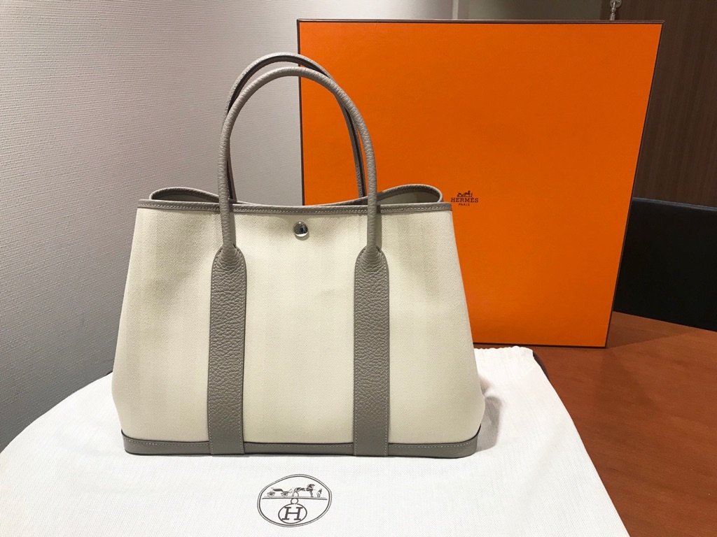 HERMES. エルメス ガーデンパーティーPM - トートバッグ