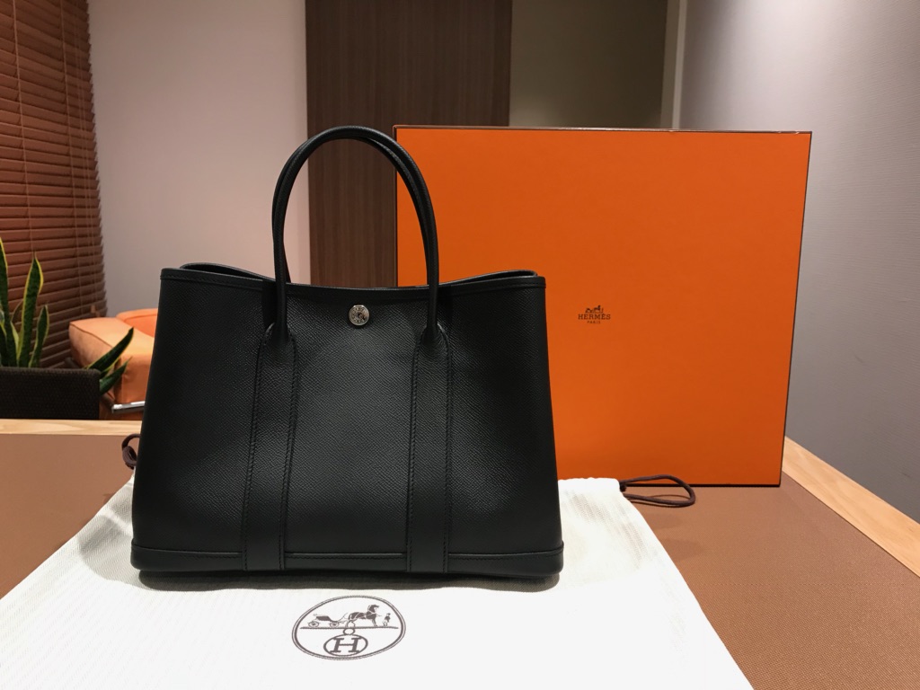 HERMES ガーデンパーティ TPM エプソン ブラック