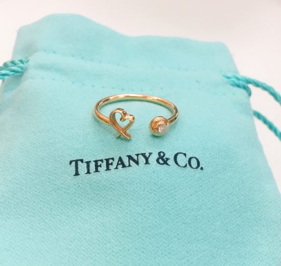 ＊Tiffany＊ラビングハートワイヤーリング＊