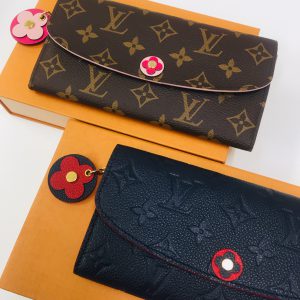 モノグラム　アンプラント　長財布　ポルトフォイユエミリ―　花