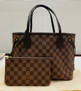 ルイヴィトン　ダミエ ネヴァーフルPM トートバッグ ポーチ付き N41359