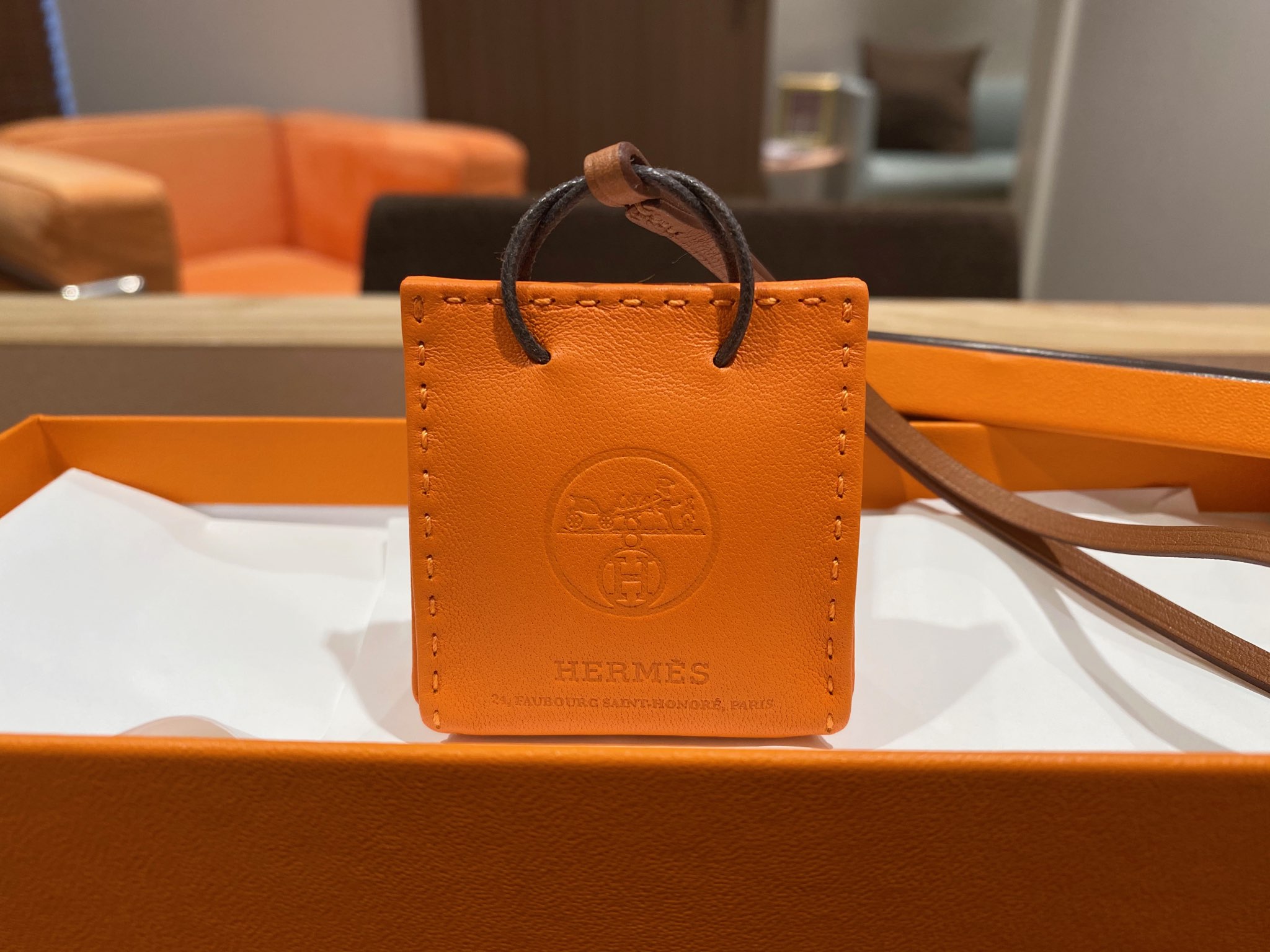 【広尾店】エルメス HERMES サック オランジュ オレンジ【11289】