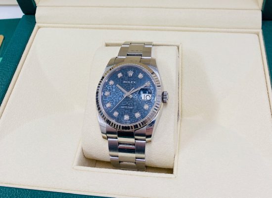 ROLEX　デイトジャスト 116234G コンピューター文字盤 10Pダイヤ ランダム メンズ