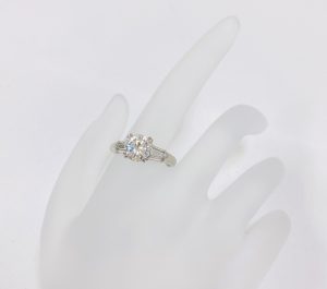 プラチナ　ダイヤモンドリング　高価買取