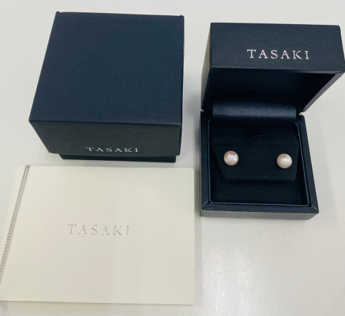 タサキ リファインド リベリオン ピアス パール 7.5-7.6mm K18YG