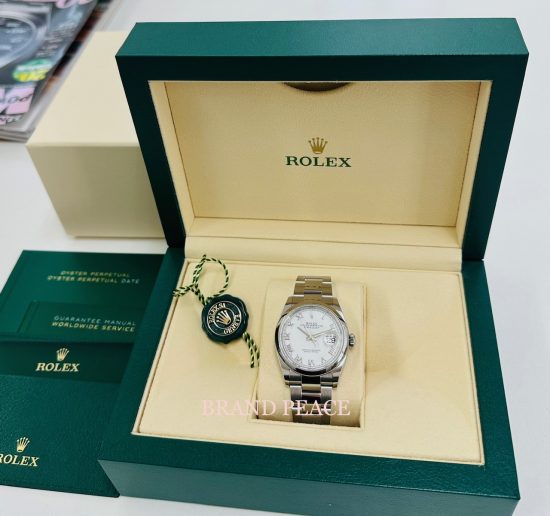 ROLEX　ロレックス デイトジャスト36　126200　ホワイトローマ文字盤　買い取り