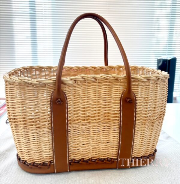 エルメス ガーデンパーティ ピクニック バレニア 柳 フォーブ ナチュラル 買い取り