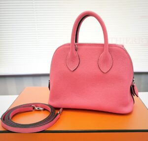 エルメス ボリード1923 ミニ エバーカラー ローズアザレ シルバー金具 高価買取