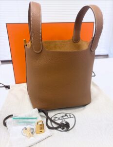 エルメス ピコタンロック PM 18 トリヨン ゴールド ゴールド金具